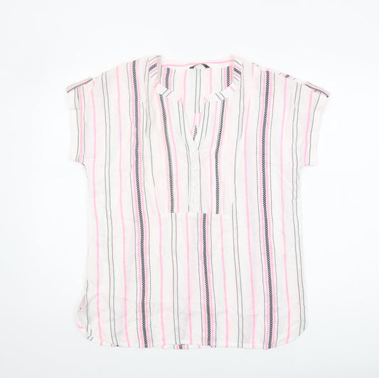 Womens UK Size 12 Roman Multicoloured  Blouse