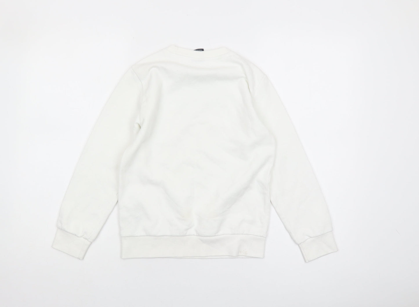 Champion Kids' White Graphic Sweatshirt - 9-10 Years