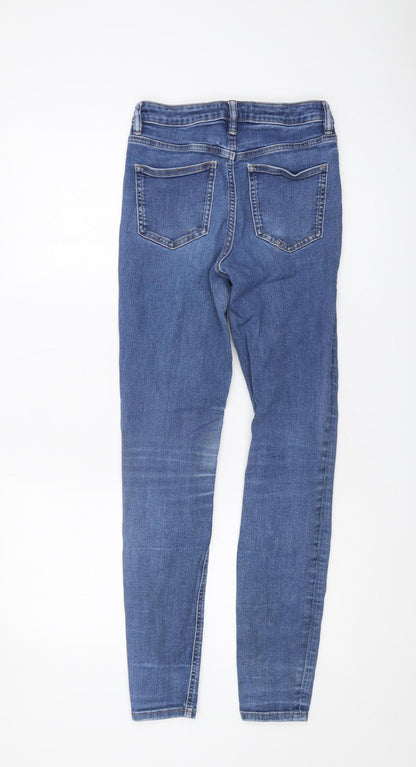 Asos Design Men's Blue Skinny Jeans, Size 28, Slim Fit