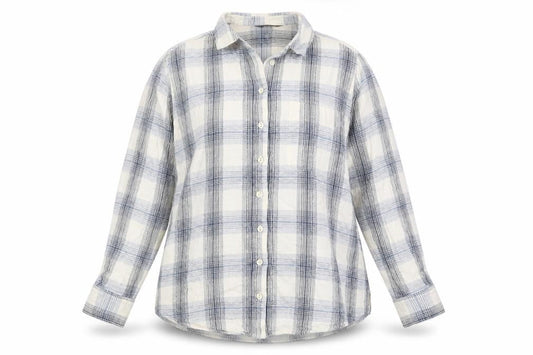 Womens UK Size 14 Marks and Spencer Blue Basic Button-Up