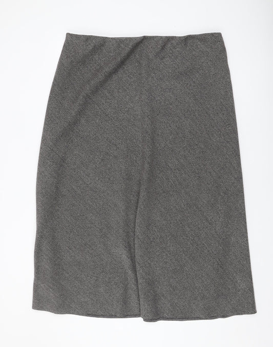 Marks and Spencer Women's Grey Size 22 Midi Skirt
