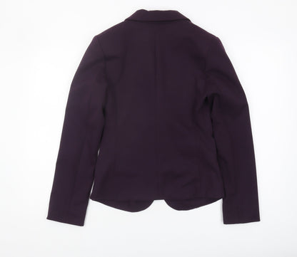 New Look Women's Purple Blazer Jacket Size 8