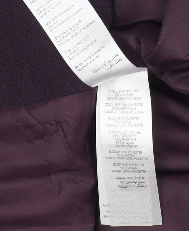 New Look Women's Purple Blazer Jacket Size 8