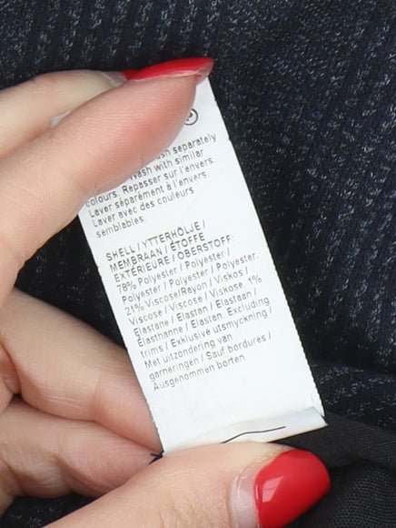 River Island Men's Blue Check Trousers, Size 30