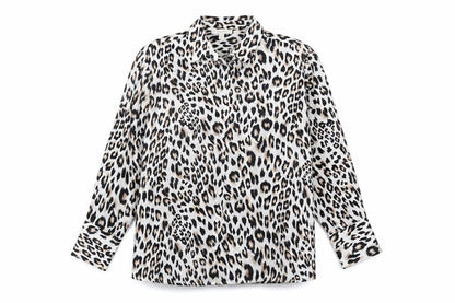 Haver & Blair Women's XL Leopard Print Button-Up Shirt