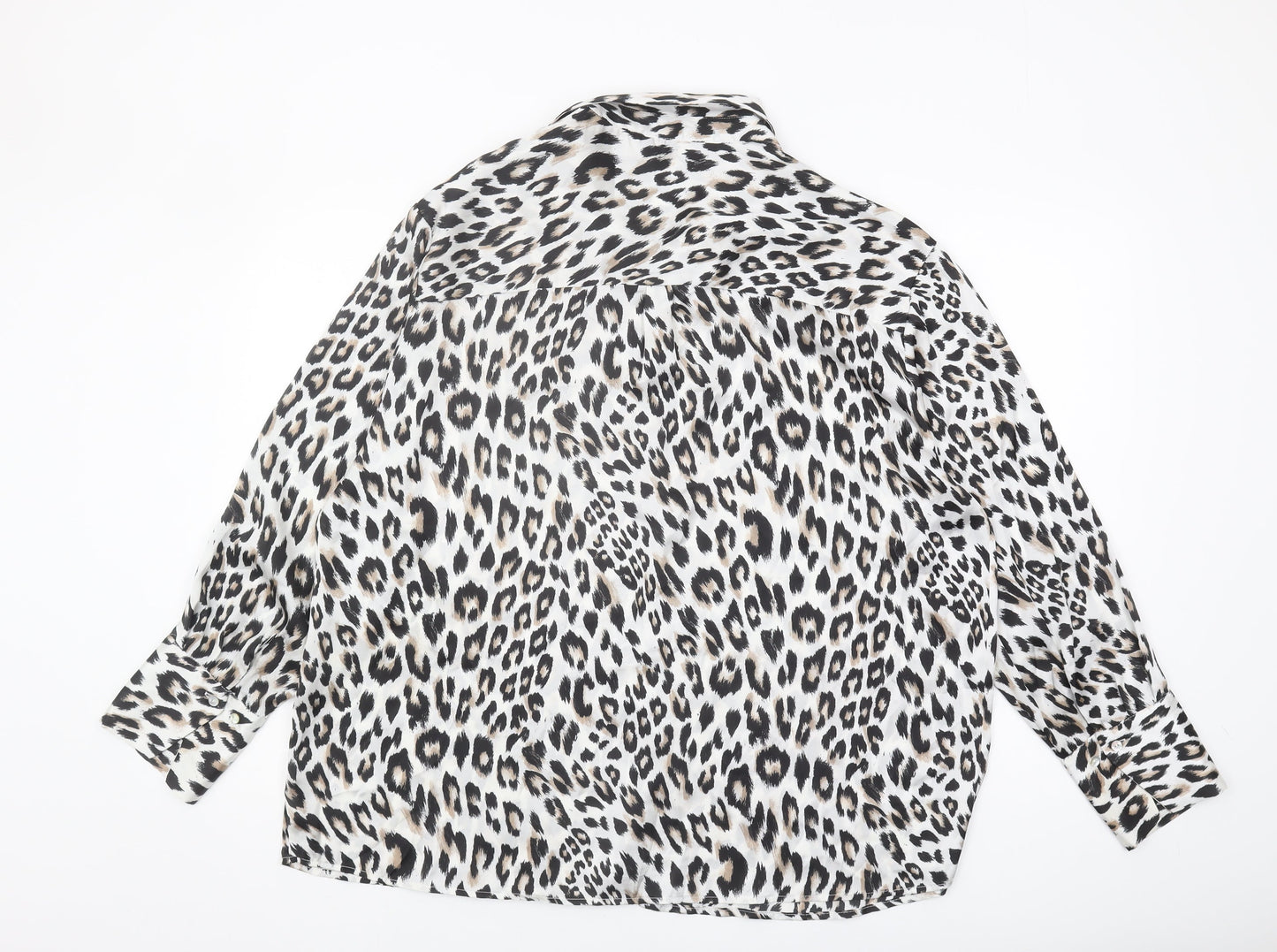 Haver & Blair Women's XL Leopard Print Button-Up Shirt