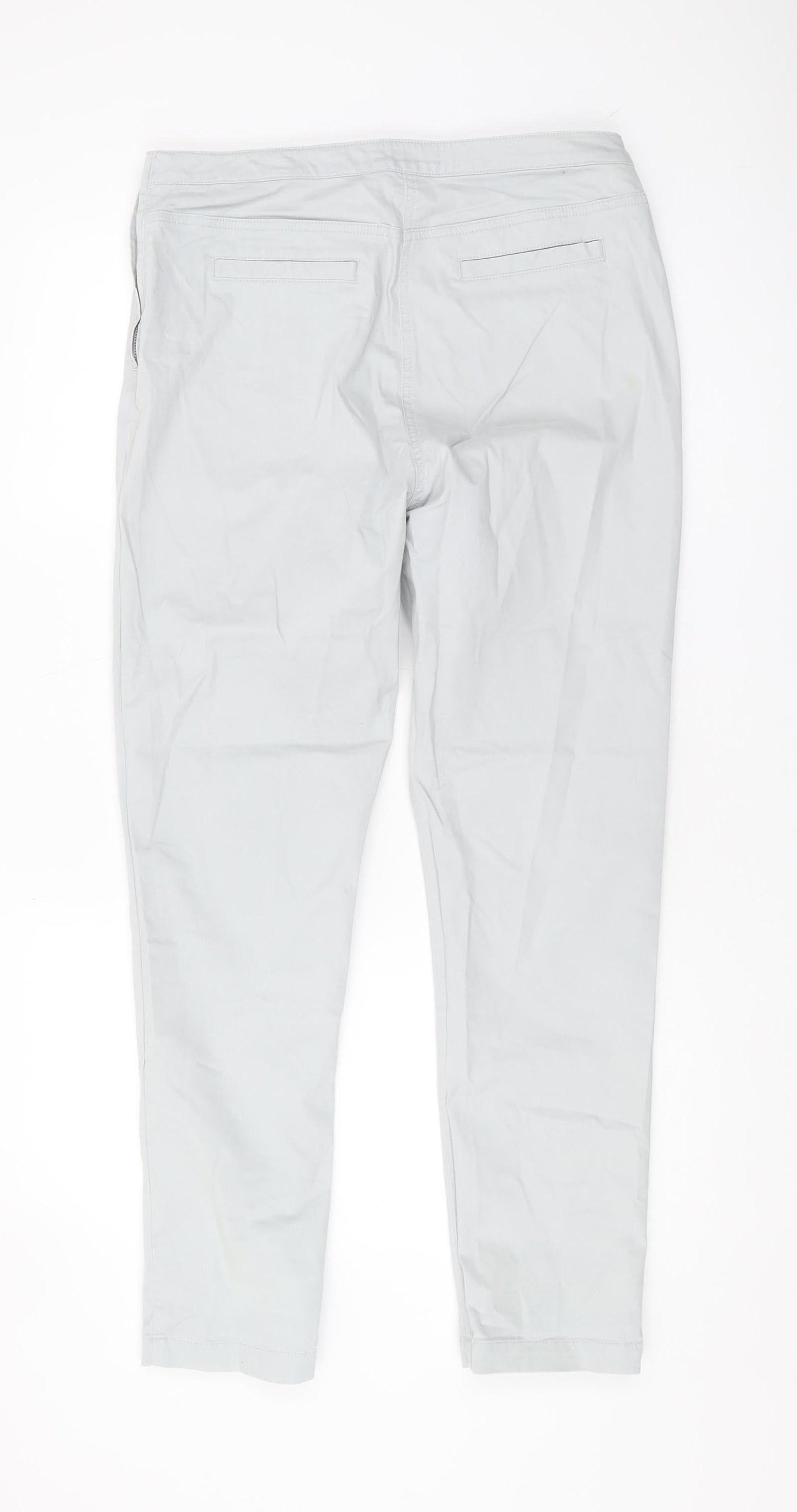 Womens UK Size 12 Marks and Spencer Regular Fit  Grey Trousers