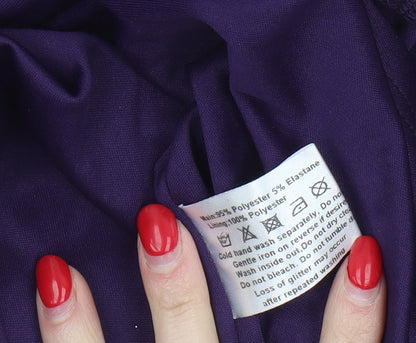 Roman Women’s Purple Bodycon Dress Size 16