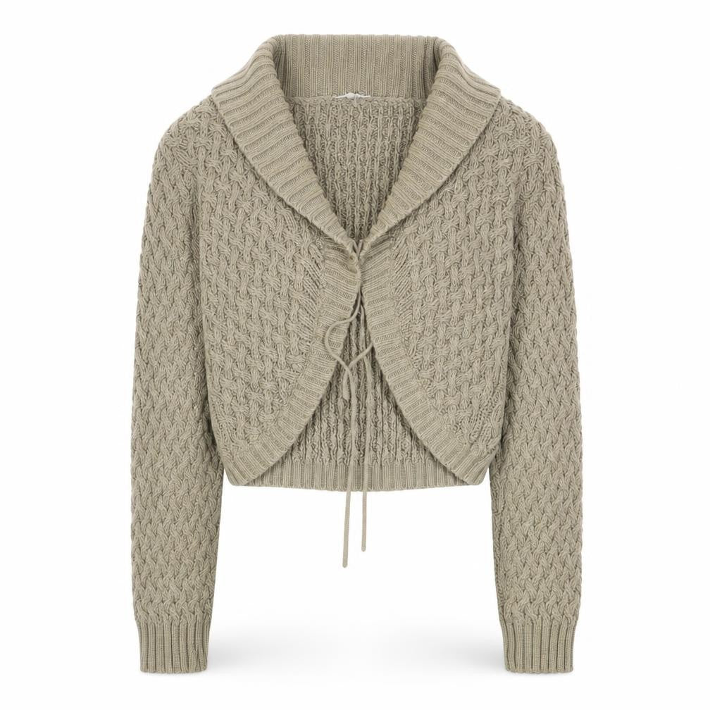 Womens UK Size XL Laura Ashley Beige Cardigan Jumper