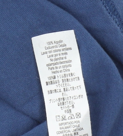 Peppa Pig Men's Blue M Funny Graphic T-Shirt