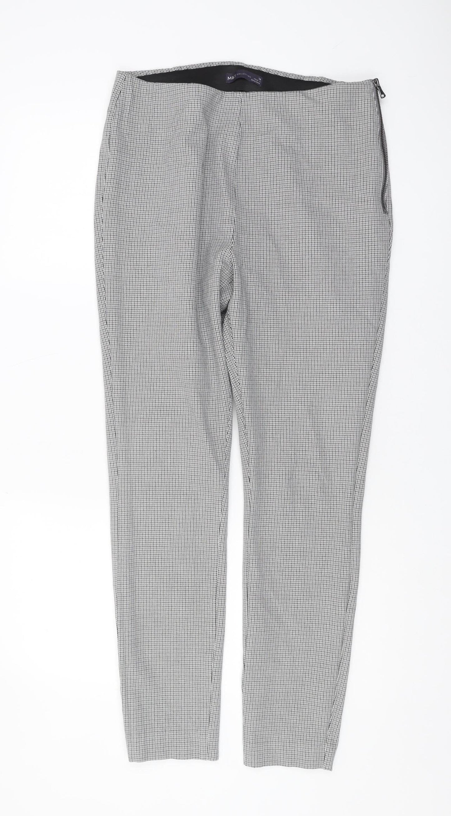 Womens UK Size 14 Marks and Spencer   Black Trousers