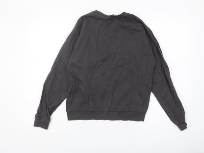 AC/DC Women's Black Pullover Sweatshirt, UK 8