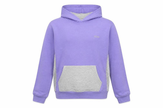 Lee Cooper Boys Purple & Grey Pullover Hoodie Size 13