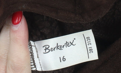 Womens UK Size 16 Berkertex Brown