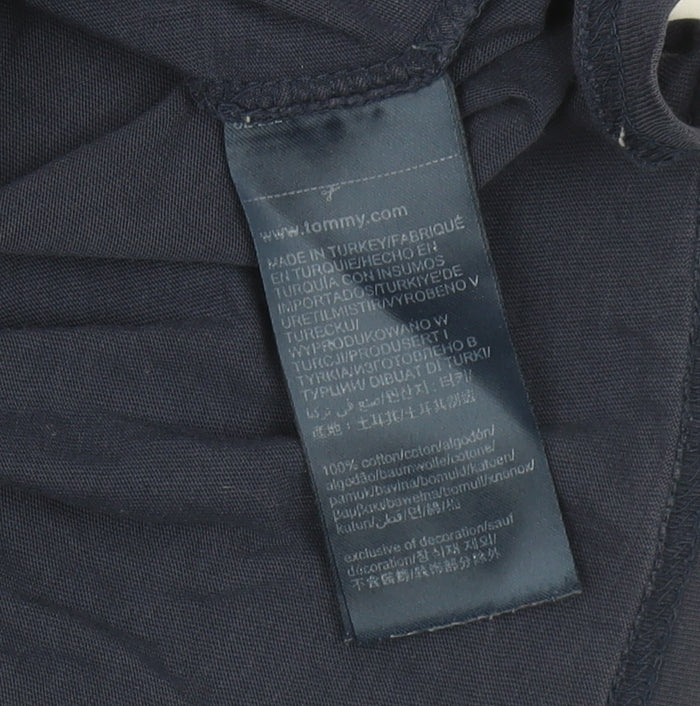 Tommy Jeans Men's Blue Crew Neck T-Shirt M