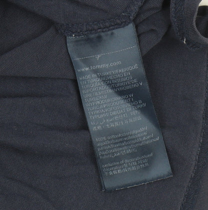 Tommy Jeans Men's Blue Crew Neck T-Shirt M