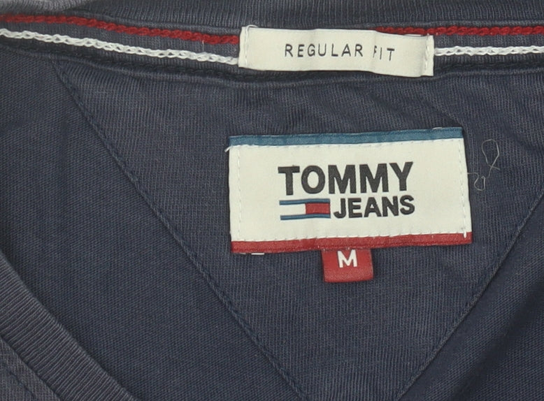 Tommy Jeans Men's Blue Crew Neck T-Shirt M