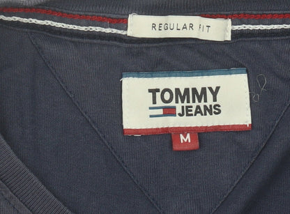 Tommy Jeans Men's Blue Crew Neck T-Shirt M