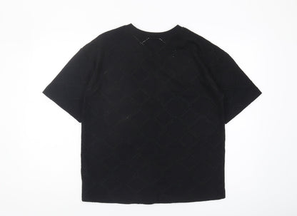 Womens UK Size 10 Marks and Spencer Black  T-Shirt