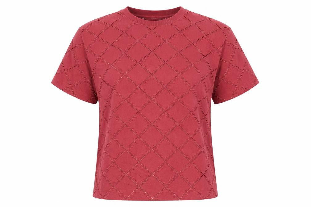 Womens UK Size 10 Marks and Spencer Red Basic T-Shirt