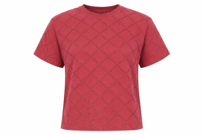Womens UK Size 10 Marks and Spencer Red Basic T-Shirt