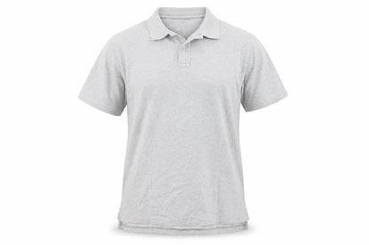 Lands' End Men's Grey Polo Shirt - Size L