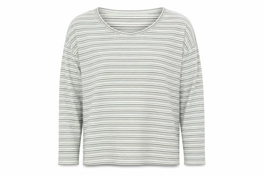 Womens UK Size M ISLE ESSENTIALS Grey  T-Shirt
