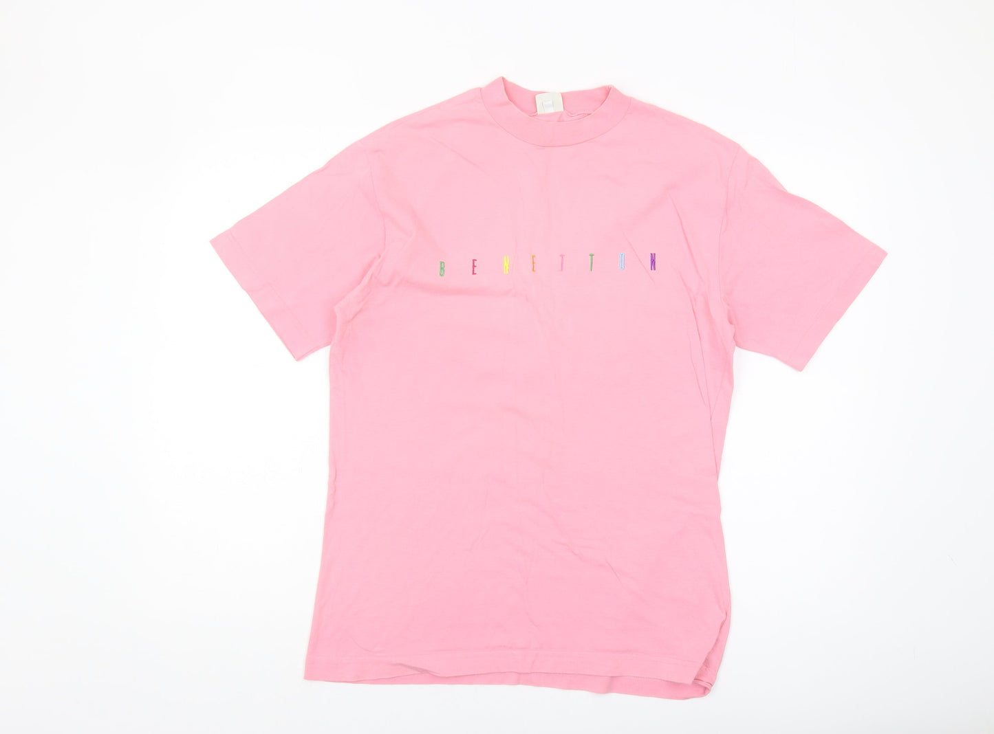 Womens UK Size S United Colors of Benetton Pink  T-Shirt