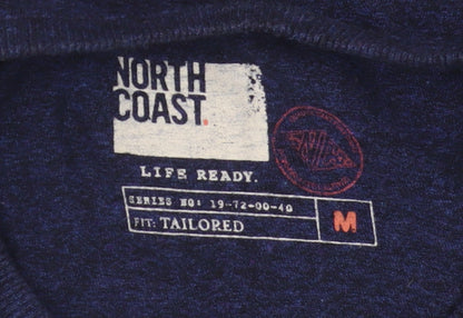 Marks and Spencer Blue Graphic Print T-Shirt, Men's Medium