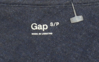 Womens UK Size S Gap Blue Basic T-Shirt