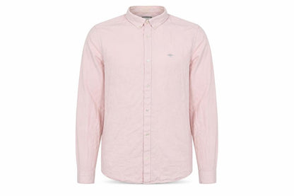 River Island Men's Pink Button-Up Shirt, Medium