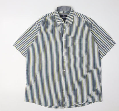 Ben Green Men's Multicoloured Striped L Shirt
