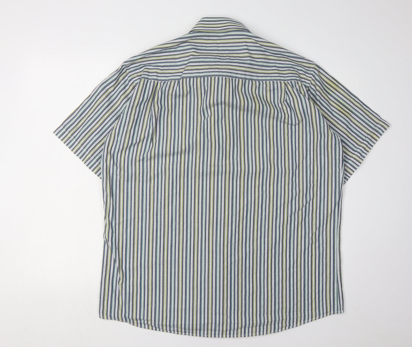 Ben Green Men's Multicoloured Striped L Shirt
