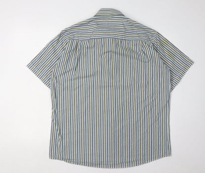 Ben Green Men's Multicoloured Striped L Shirt