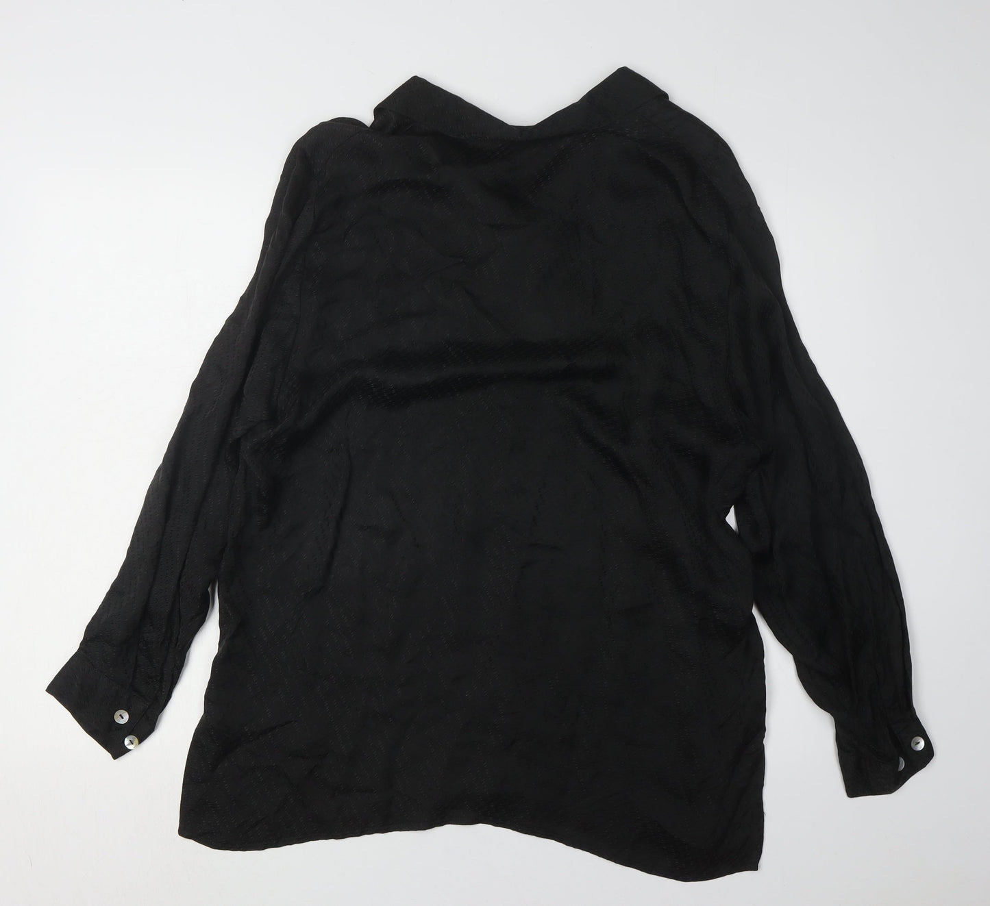 Sophie Bovert Women's Black Button-Up Shirt Size 20