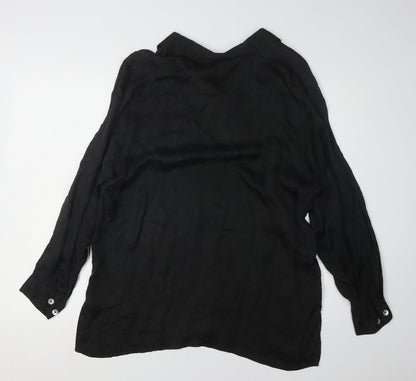 Sophie Bovert Women's Black Button-Up Shirt Size 20