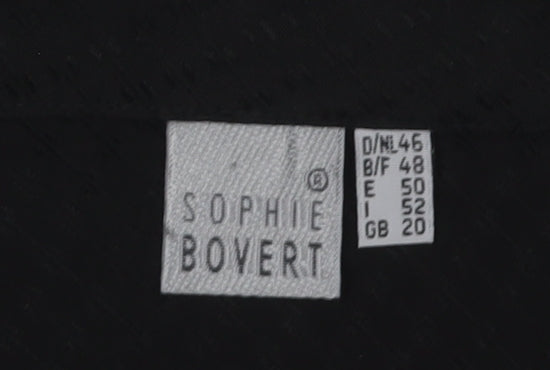 Sophie Bovert Women's Black Button-Up Shirt Size 20