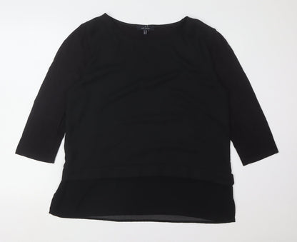 Womens UK Size 16 Daniel Hechter Black  Blouse