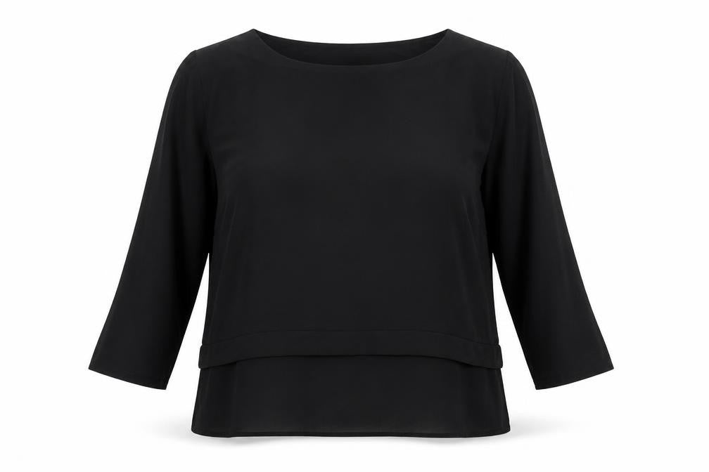 Womens UK Size 16 Daniel Hechter Black  Blouse