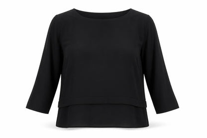 Womens UK Size 16 Daniel Hechter Black  Blouse
