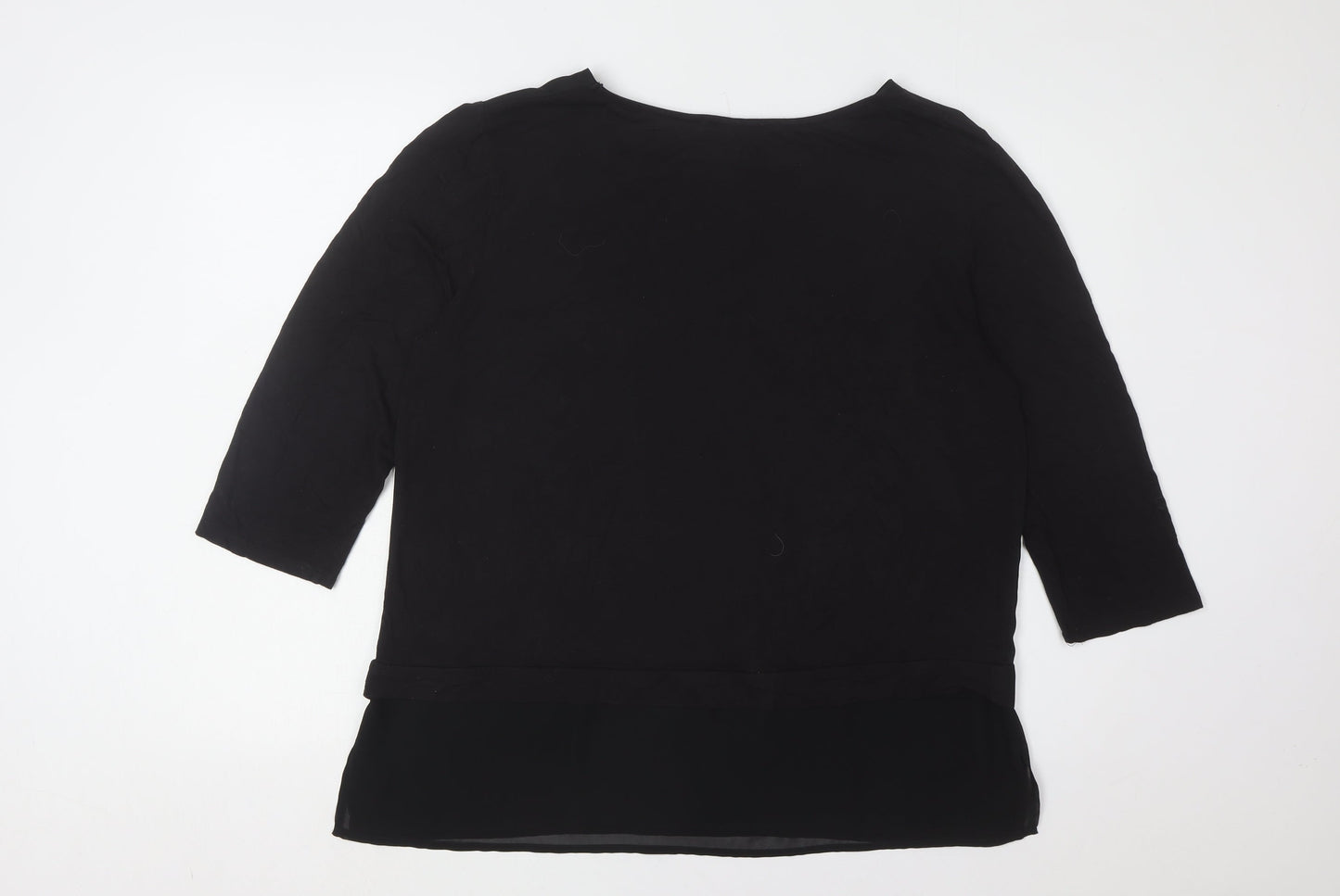 Womens UK Size 16 Daniel Hechter Black  Blouse