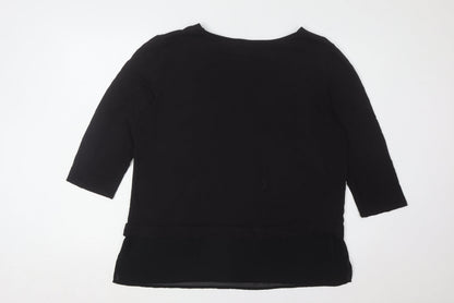 Womens UK Size 16 Daniel Hechter Black  Blouse
