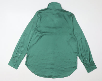 Unisex Adults UK Size S H&M Green  Button-Up