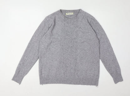 Moda impresion Women's Grey Pullover Jumper L