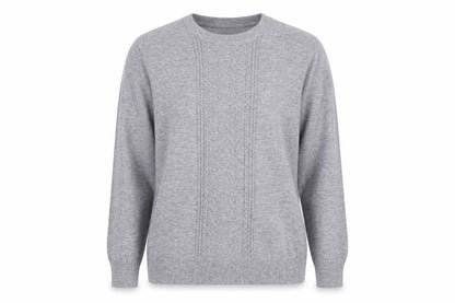 Moda impresion Women's Grey Pullover Jumper L