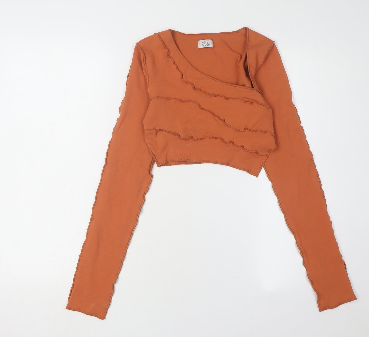 Womens UK Size 8 Oh Polly Orange  Cropped