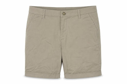 GATrendz Women's Beige Chino Shorts M Casual