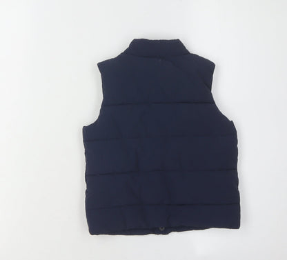 Next Boys Blue Padded Vest Jacket 2 Years Sleeveless
