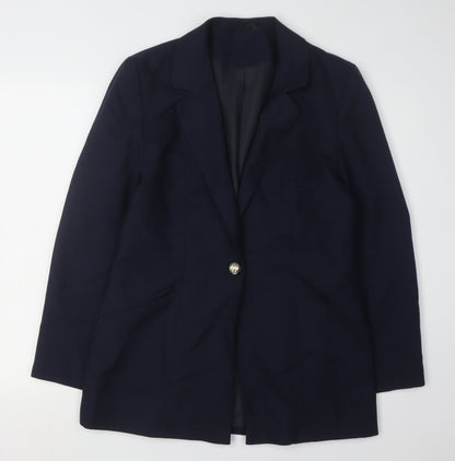 Womens UK Size 12 Berketex Regular Blue Suit Jacket