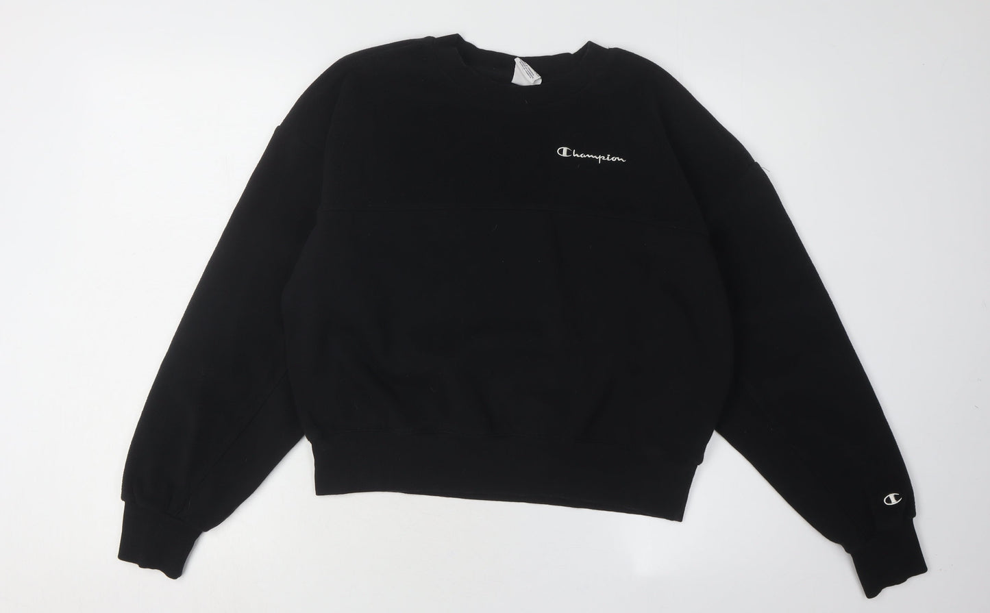 Champion Women's Black Pullover Sweatshirt L